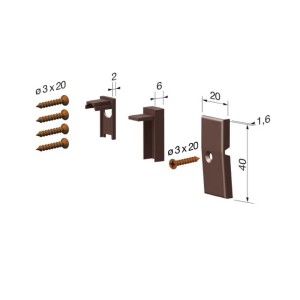 Automatinis Durų Slenkstis CO - 422  (12 x 28,5 mm)