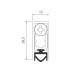 Automatinis Durų Slenkstis CO - 422  (12 x 28,5 mm)