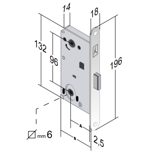Magnetinė Spyna BONAITI FORTY NG V69 PZ Juoda