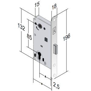 Magnetinė Spyna BONAITI FORTY NG V69 PZ Balta