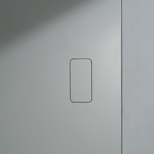 Magnetinė WC Spyna Su Plokštele BONAITI NO-HA MINI 937-G992 Matinis Chromas