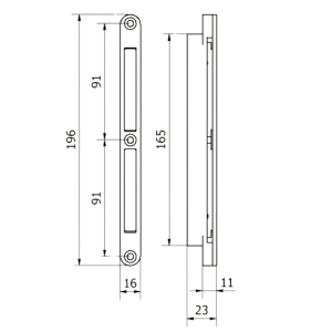 M&T MAGNETIC BLOCK Reguliuojama Varčios Dalis Balta