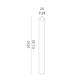 Rankena NUDA PURE DECO Juoda