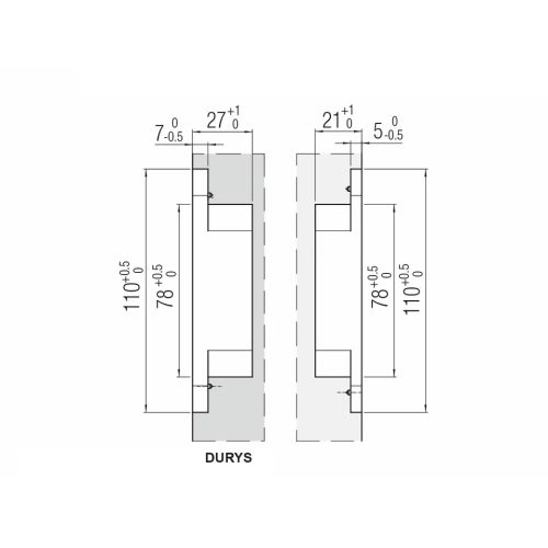 Paslėptas Vyris KOBLENZ  K1060 Balta (60kg)