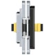 Paslėptas Vyris TECTUS TE 240 3D ENERGY Matinis Chromas (60 kg)
