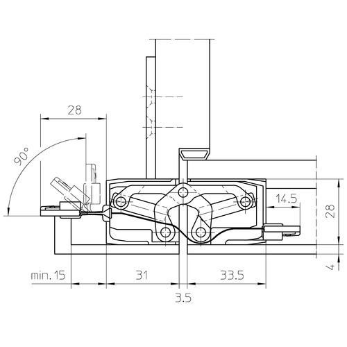 Paslėptas Vyris TECTUS TE 340 3D ENERGY Juodas (80 kg)
