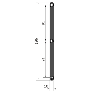 M&T MAGNETIC BLOCK STANDARD Nereguliuojama Varčios Dalis Juoda