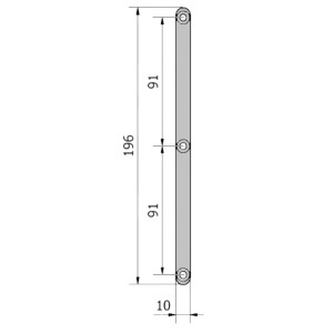 M&T MAGNETIC BLOCK STANDARD Nereguliuojama Varčios Dalis Nerūdijantis Plienas